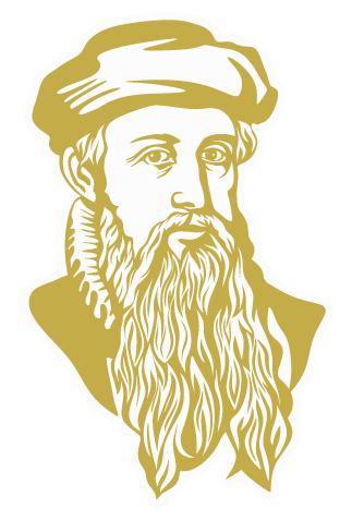 This is a picture of Johnnes Gutenberg to demonstrate the origin of ai-free.io.